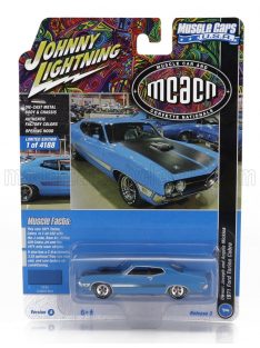   Johnny Lightning - FORD USA TORINO COBRA COUPE 1971 BLUE BLACK