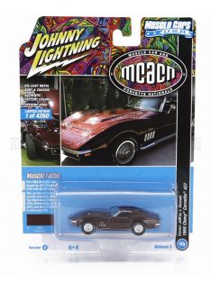   Johnny Lightning - CHEVROLET CORVETTE 427 COUPE 1969 BORDEAUX