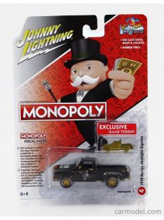   Johnny Lightning - Dodge Midnight Express Pick-Up Monopoly 1978 Black