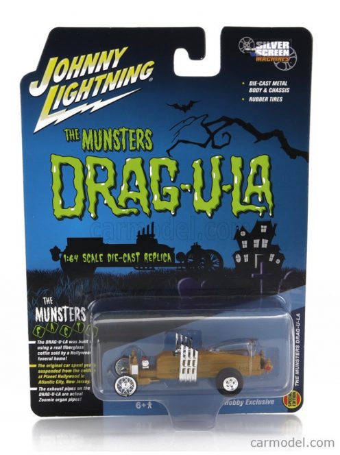 Johnny Lightning - Tv Series Dragster The Munsters Dragula - Dracula Gold Met