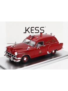   Kess Models - CHEVROLET NATIONAL AMBULANCE ROYAL OAK MICHIGAN FIRE PROTECTION FIRE ENGINE 1954 RED