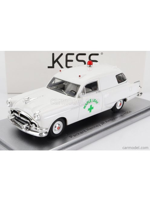 Kess-Model - Packard Henney Jr Ambulance 1954 White