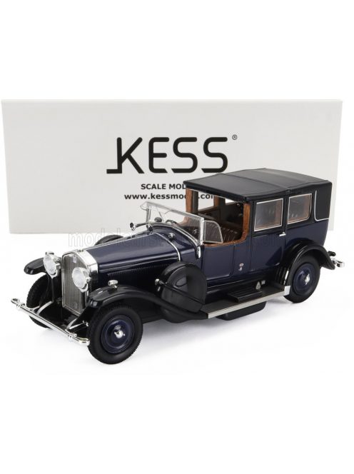 Kess Models - ISOTTA FRASCHINI TIPO 8A LANDAULET SALA SEMICONVERTIBLE OPEN 1924 BLUE BLACK