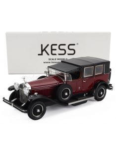   Kess Models - ISOTTA FRASCHINI TIPO 8A LANDAULET SALA SEMICONVERTIBLE CLOSED 1924 BORDEAUX BLACK