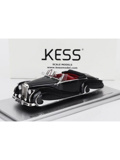 Kess Models - BENTLEY MK VI sn.B25071 FRANAY DROPHEAD COUPE CABRIOLET OPEN 1947 BLACK