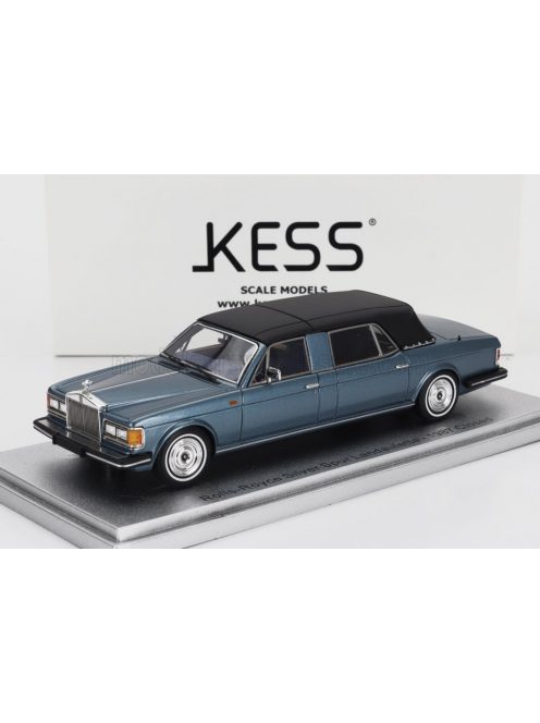 Kess Models - ROLLS ROYCE SILVER SPUR LANDAULETTE SEMICOVERTIBLE CLOSED 1987 BLUE MET BLACK