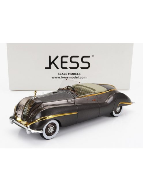 Kess Models - ROLLS ROYCE PHANTOM III LABOURDETTE VUTOTAL CABRIOLET OPEN 1947 GREY GOLD MET