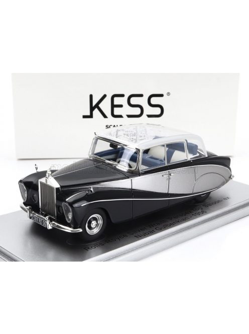 Kess Models - ROLLS ROYCE SILVER WRAITH PERSPEX TOP SALOON 1956 - EX NUBAR GULBENKIAN BLUE SILVER