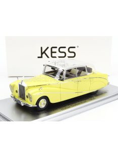   Kess Models - ROLLS ROYCE SILVER WRAITH PERSPEX TOP SALOON 1956 - COLOUR MADE IN 1968 YELLOW