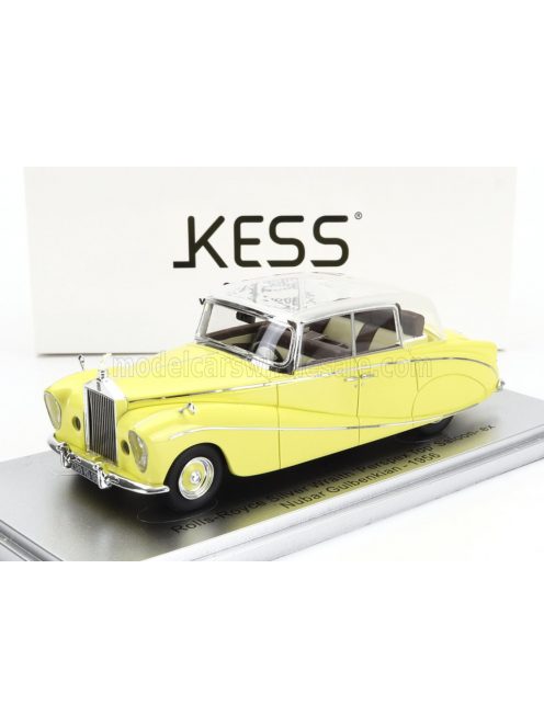 Kess Models - ROLLS ROYCE SILVER WRAITH PERSPEX TOP SALOON 1956 - COLOUR MADE IN 1968 YELLOW