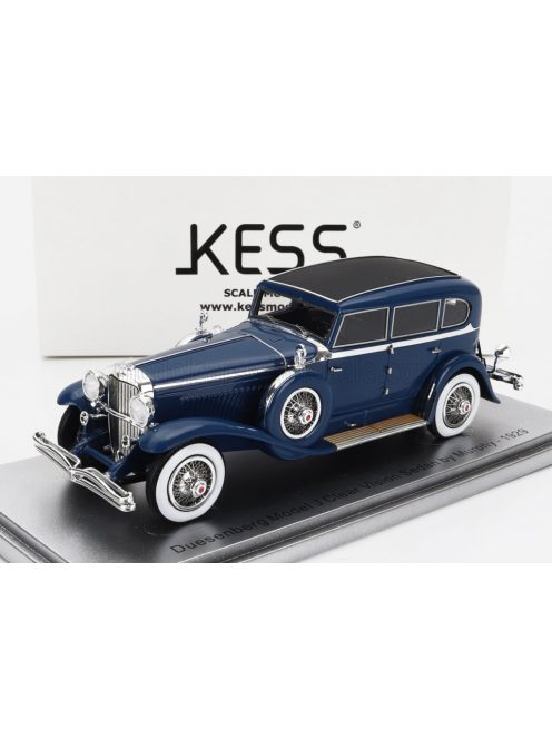 Kess Models - DUESENBERG MODEL J BERLINE CLEAR VISION SEDAN BY MURPHY 1929 BLUE