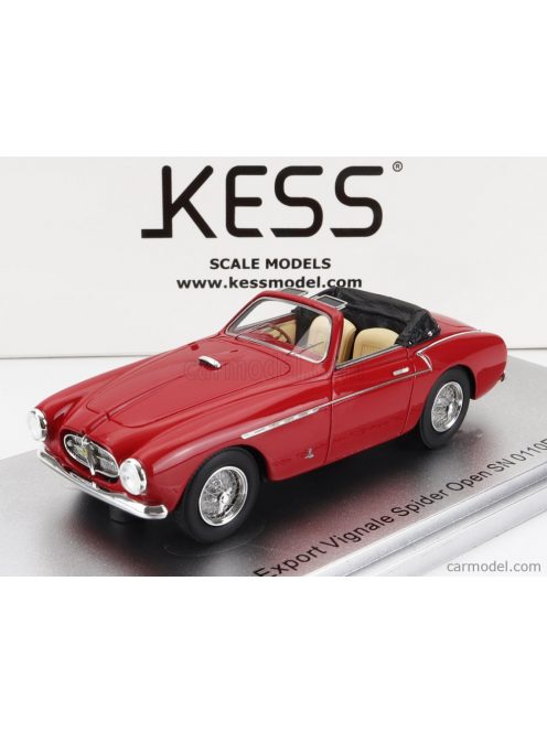 Kess-Model - Ferrari 212 Export Vignale Ch.0110E Cabriolet Open 1951 Red