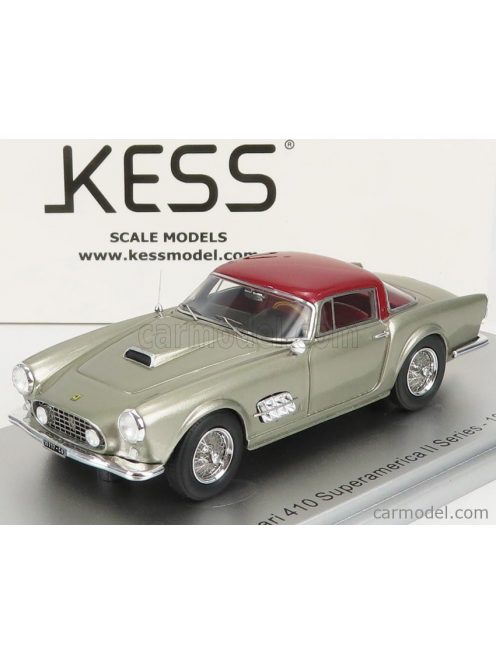 Kess-Model - Ferrari 410 Superamerica 2S Sn0717Sa 1957 Silver Red Met