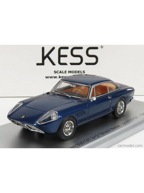 Kess-Model - Ferrari 330 Gt 2+2 1965 Shark Nose Sn6537Gt 1965 Blue Met