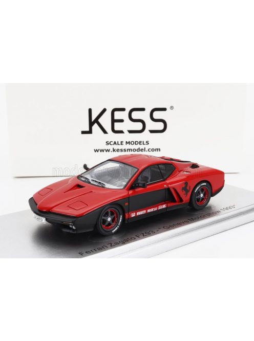 Kess Models - FERRARI ZAGATO FZ93 GENEVE MOTORSHOW 1993 RED BLACK