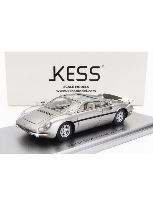 Kess Models - FERRARI 365P BERLINETTA SPECIALE - 3 SEATS - 3 POSTI - 1966 - PERSONAL CAR GIANNI AGNELLI SILVER