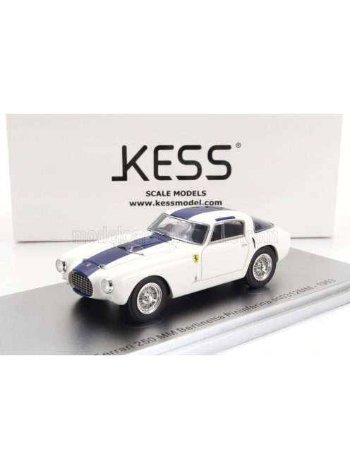 Kess Models - FERRARI 250MM sn0312MM BERLINETTA PININFARINA 1953 WHITE BLUE