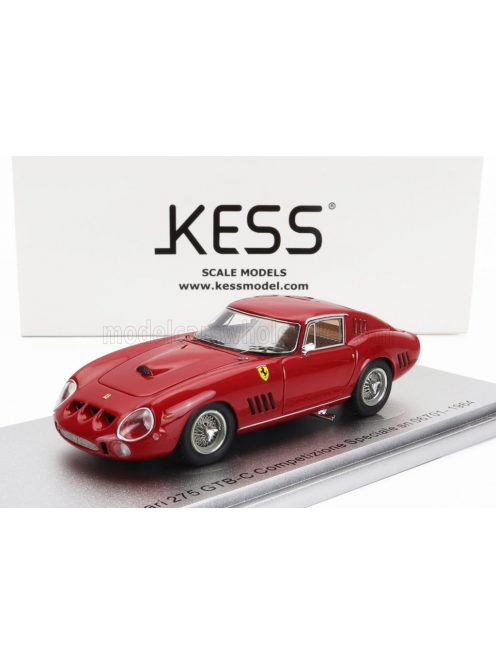 Kess Models - FERRARI 275 GTB/C sn.06701 COMPETIZIONE SPECIALE 1964 RED