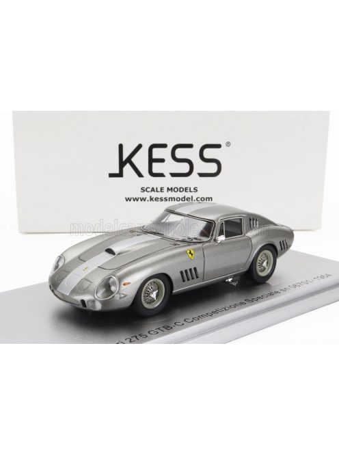 Kess Models - FERRARI 275 GTB/C sn.06701 COMPETIZIONE SPECIALE 1964 GREY MET SILVER