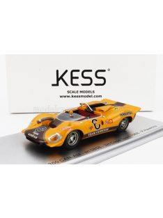   Kess Models - FERRARI 350 P4 SPIDER CAN-AM s/n0858 TEAM GUNSTON N 6 WINNER 3h CAPE TOWN 1968 P.HAWKINS YELLOW BROWN