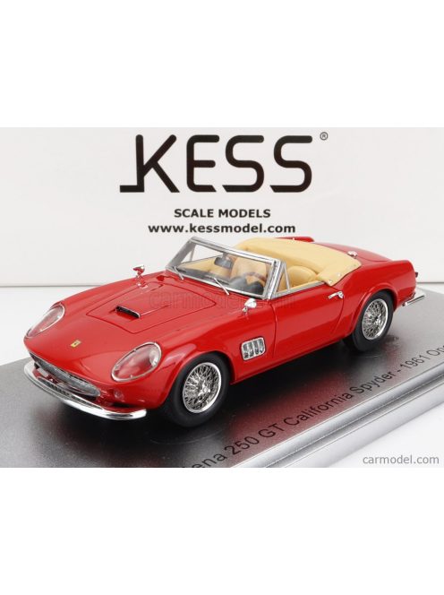 Kess-Model - Modena 250Gt California Spider Open 1961 Red