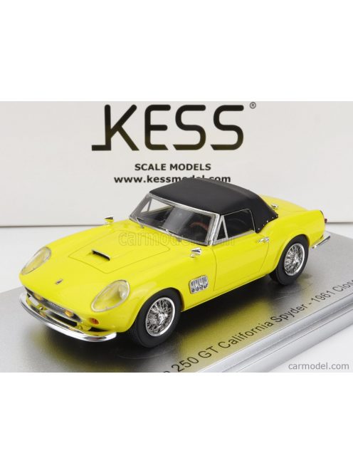 Kess-Model - Modena 250Gt California Spider Closed 1961 Yellow Black