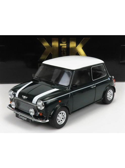 KK-Scale - MINI COOPER LHD 1992 DARK GREEN WHITE