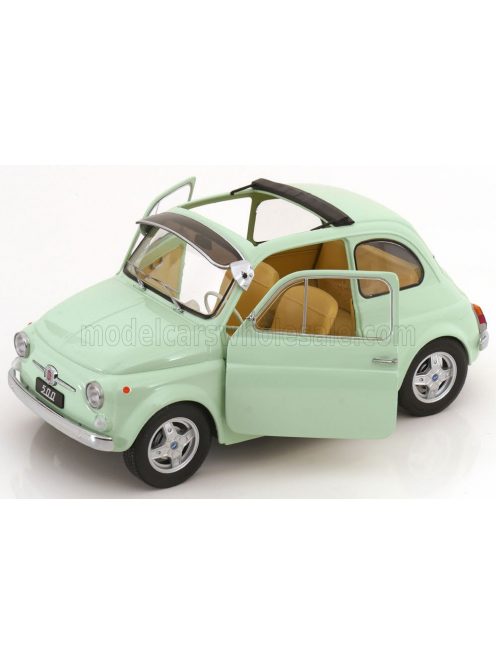 KK-Scale - FIAT 500 F CUSTOM WITH ABARTH RIMS 1968 LIGHT GREEN