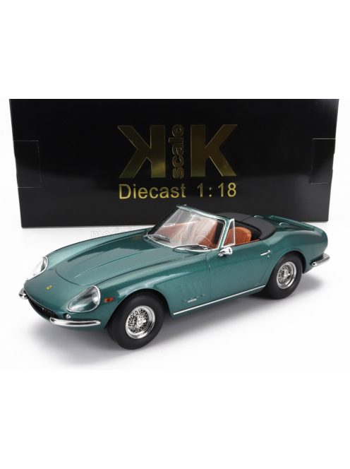 KK-Scale - FERRARI 275 GTB/4 NART SPIDER 1967 GREEN MET