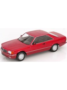   KK-Scale - MERCEDES BENZ S-CLASS 500 SEC (C126) COUPE 1985 RED MET