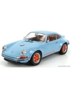   Kk-Scale - Porsche 911 By Singer Coupe 2014 Light Blue Orange