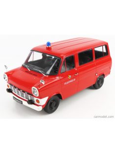   Kk-Scale - Ford England Transit Minibus Fire Brigade 1965 Red