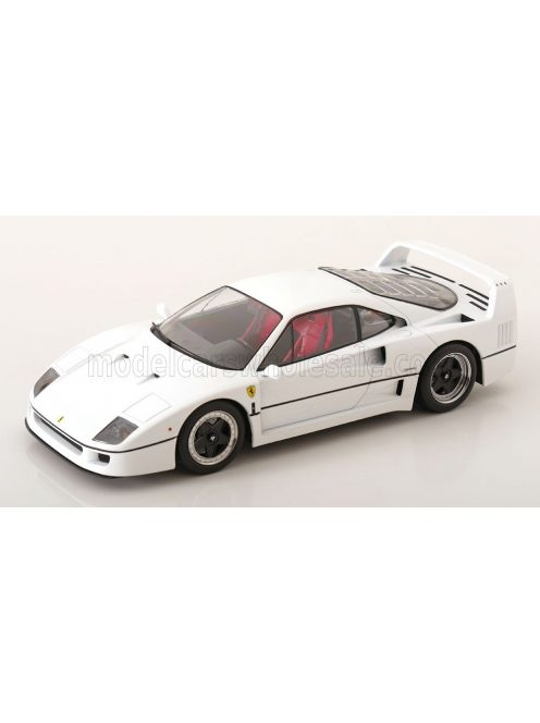 KK-Scale - FERRARI  F40 1987 - PERSONAL CAR SULTAN OF BRUNEI WHITE