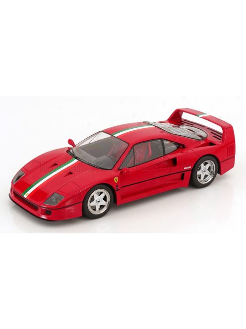 KK-Scale - FERRARI  F40 ITALIAN STRIPES 1987 RED