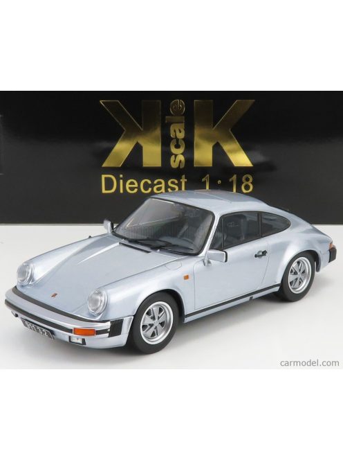 Kk-Scale - Porsche 911 3.2 Coupe 1988 (250.000 Porsche 911 Produced With Ferry Porsche Signature On The Seats) Silver Grey