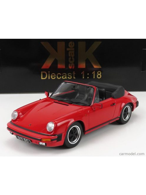 Kk-Scale - Porsche 911 Sc Cabriolet 1983 - With Extra Soft-Top Red