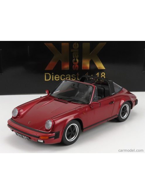 Kk-Scale - Porsche 911 Sc Targa 1983 - With Extra Hard-Top Red Met