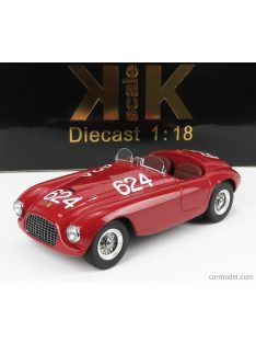   Kk-Scale - Ferrari 166Mm 2.0L V12 Spider N 624 Winner Mille Miglia 1949 C.Biondetti - E.Salani Red