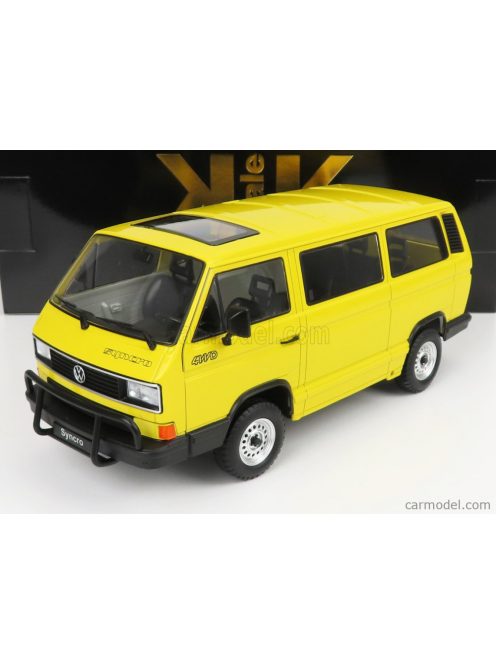 Kk-Scale - Volkswagen T3 Minibus Syncro 1987 Yellow