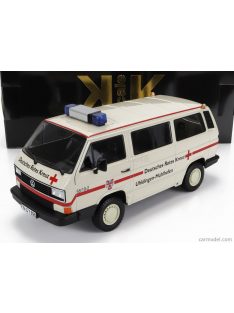   Kk-Scale - Volkswagen T3 Minibus Deutsches Rotes Kreuz Ambulance 1987 Creme Red