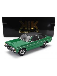   KK-Scale - FORD ENGLAND TAUNUS GXL WITH VINYL ROOF 1971 GREEN MATT BLACK