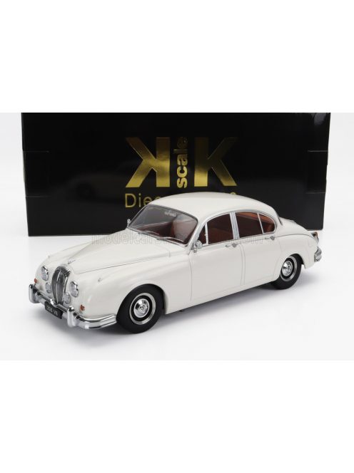 KK-Scale - DAIMLER 250 V6 LHD 1962 - BROWN INTERIOR WHITE