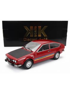   KK-Scale - ALFA ROMEO ALFETTA 2000 GTV TURBODELTA 1979 RED BLACK