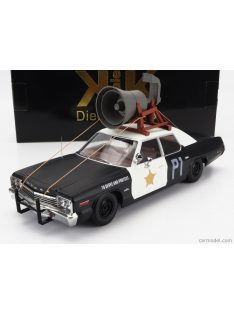   Kk-Scale - Dodge Monaco Bluesmobile 1974 - Look-A-Like - With The Horn On The Roof Black White