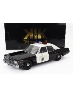   KK-Scale - DODGE MONACO CALIFORNIA HIGHWAY PATROL POLICE 1974 BLACK WHITE