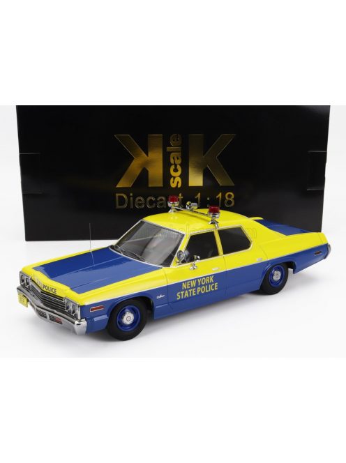 KK-Scale - DODGE MONACO NEW YORK STATE POLICE 1974 YELLOW BLUE