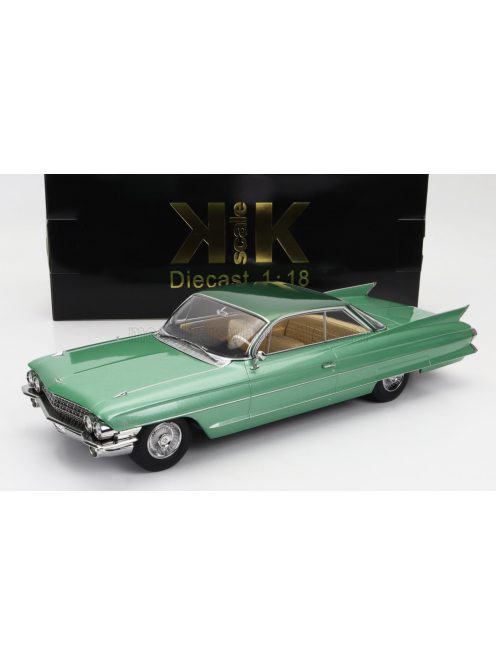 KK-Scale - CADILLAC SERIES 62 COUPE DEVILLE 1961 LIGHT GREEN MET