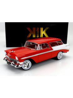   KK-Scale - CHEVROLET BEL AIR NOMAD SW STATION WAGON CUSTOM 1956 RED WHITE