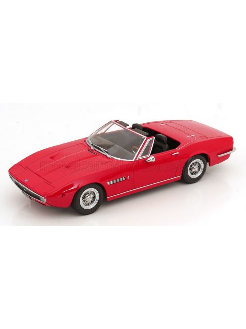 KK-Scale - MASERATI GHIBLI SPIDER CABRIOLET OPEN 1970 - SPOKED RIMS - CERCHIO A RAGGIO RED