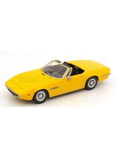   KK-Scale - MASERATI GHIBLI SPIDER CABRIOLET OPEN 1970 - SPOKED RIMS - CERCHIO A RAGGIO YELLOW